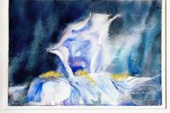 Магията на ириса, 50х70, акварел/хартия