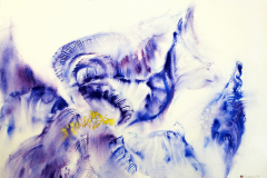 Ирис, 70/100, акварел/хартия