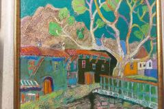 Старото дърво , маслени бои/платно , 25/30 см