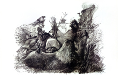 Орфей , литография , 38/56 см