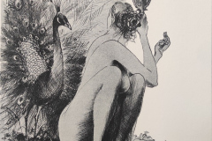 Огледало I , литография , 32/23 см