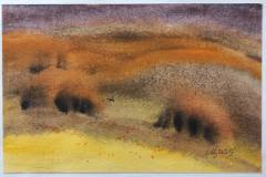 Привечер, 2025г., акварел, 19/29 см