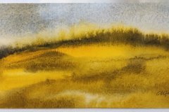 Хоризонт, 2023г., акварел, 15/30 см