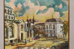 Софийско утро, масл.бои/платно 40/40 см
